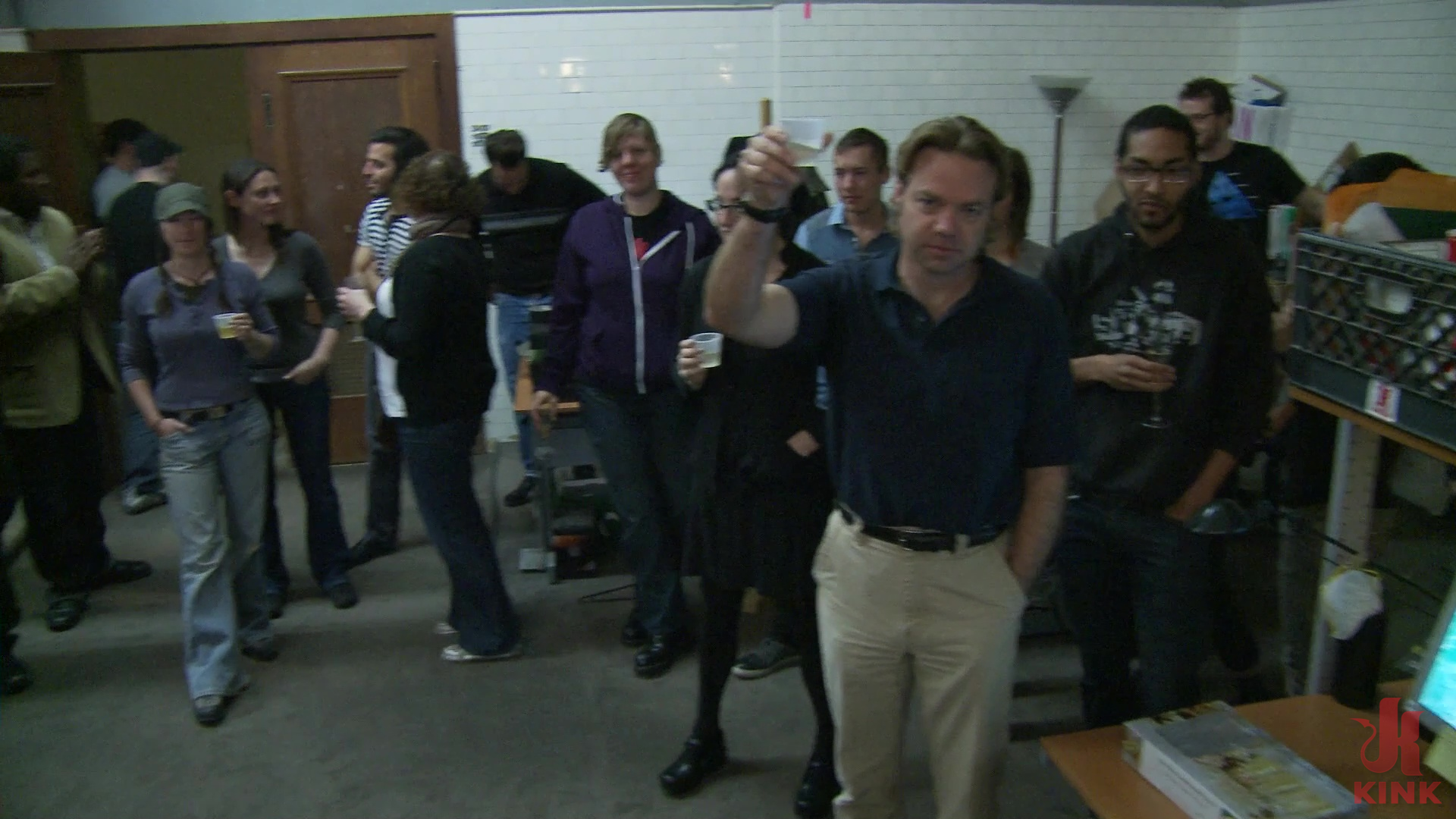 Photo number 1 from BoundGangBangs Launch shot for Behind Kink on Kink.com. Featuring Princess Donna Dolore and Peter in hardcore BDSM & Fetish porn.