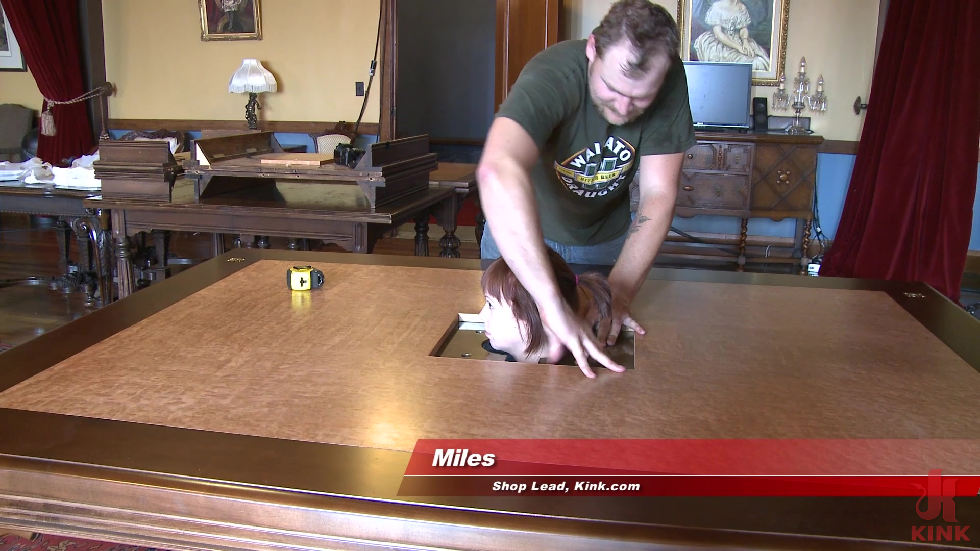 Photo number 1 from Dining Room Table shot for Behind Kink on Kink.com. Featuring Peter in hardcore BDSM & Fetish porn.