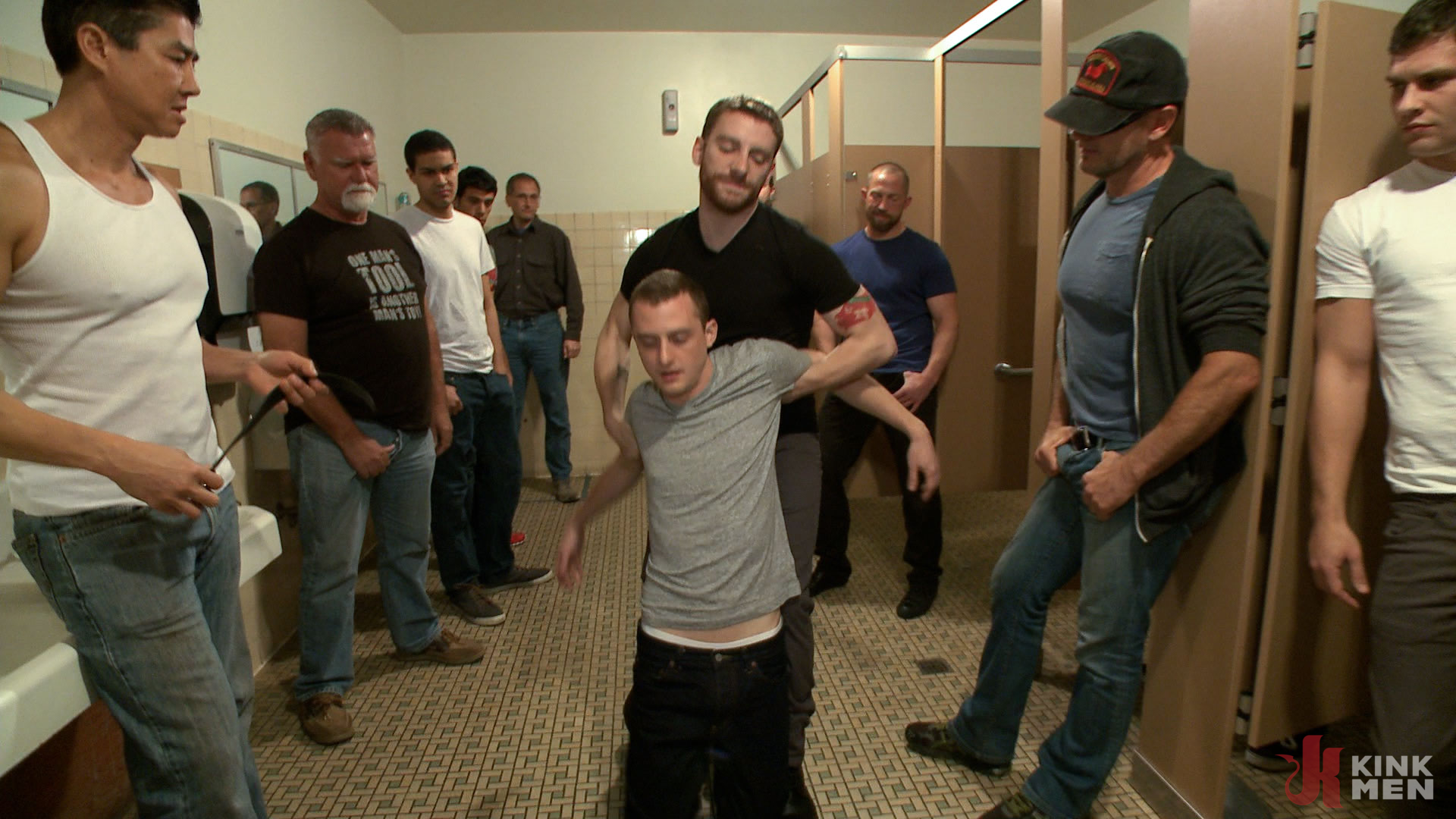 Photo number 1 from Ultimate Humiliation, Beating, and Gang-Fuck! shot for KinkMen Classics on Kink.com. Featuring Holden Phillips, Adam Herst and Hayden Richards in hardcore BDSM & Fetish porn.