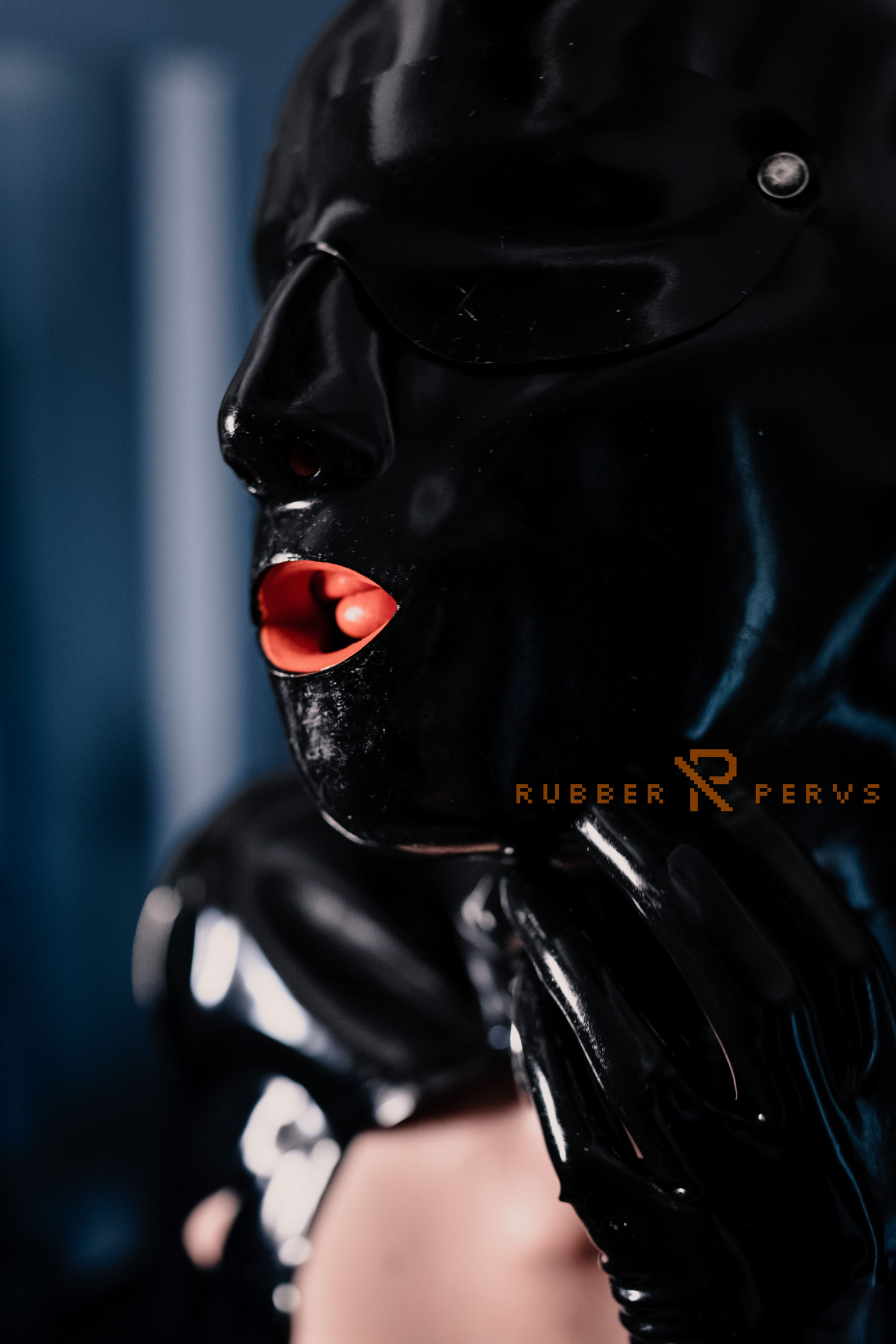 Photo number 7 from Rubberslut with Heavy Rubber Helmet fucking her pussy on slave chair shot for Rubber Pervs on Kink.com. Featuring Rubber in hardcore BDSM & Fetish porn.
