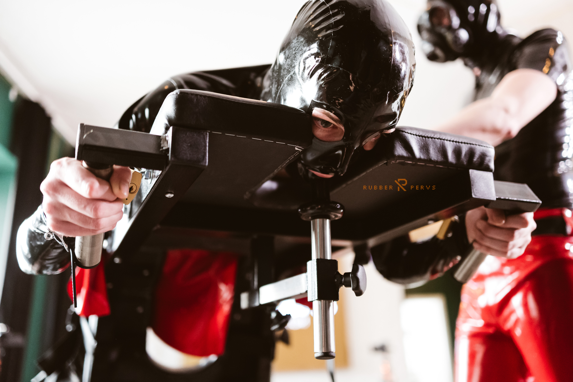 Photo number 1 from Latexslut Training in the home office shot for Rubber Pervs on Kink.com. Featuring Perv and Rubber in hardcore BDSM & Fetish porn.