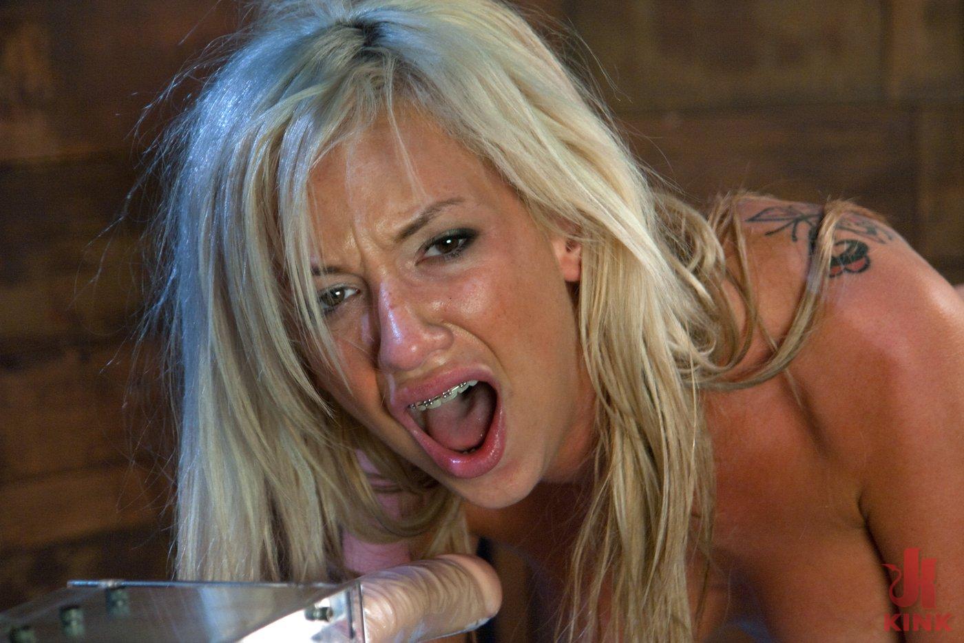 Photo number 4 from Beautiful Blonde MidWest Girl Stuffed Full with Machines shot for Fucking Machines on Kink.com. Featuring Kaylee Hilton in hardcore BDSM & Fetish porn.