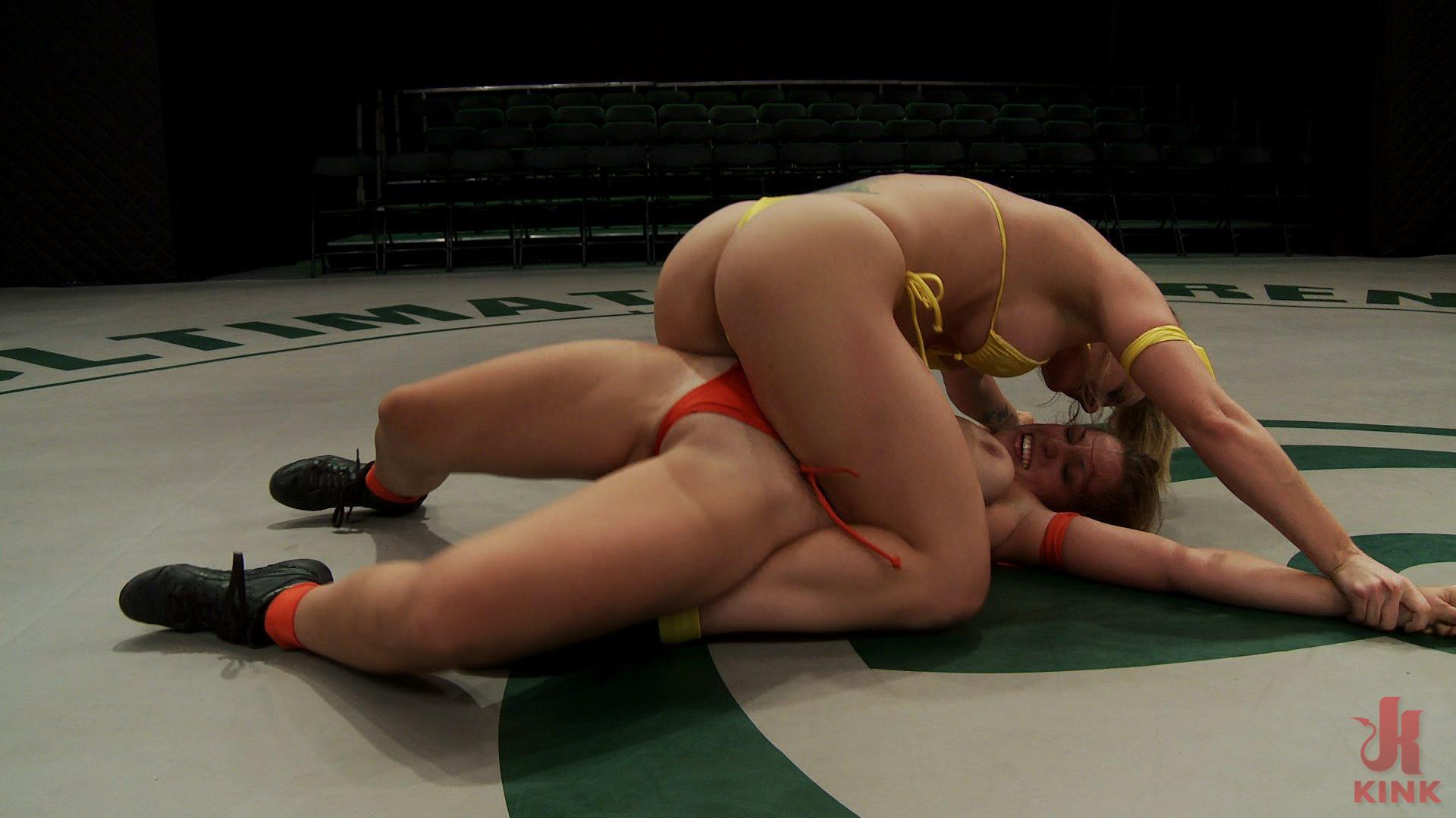 Photo number 12 from Blond Fitness model & gorgeous brunette battle it out on the mat. Loser gets fucked, must lick pussy shot for Ultimate Surrender on Kink.com. Featuring Holly Heart and Audrey Rose in hardcore BDSM & Fetish porn.