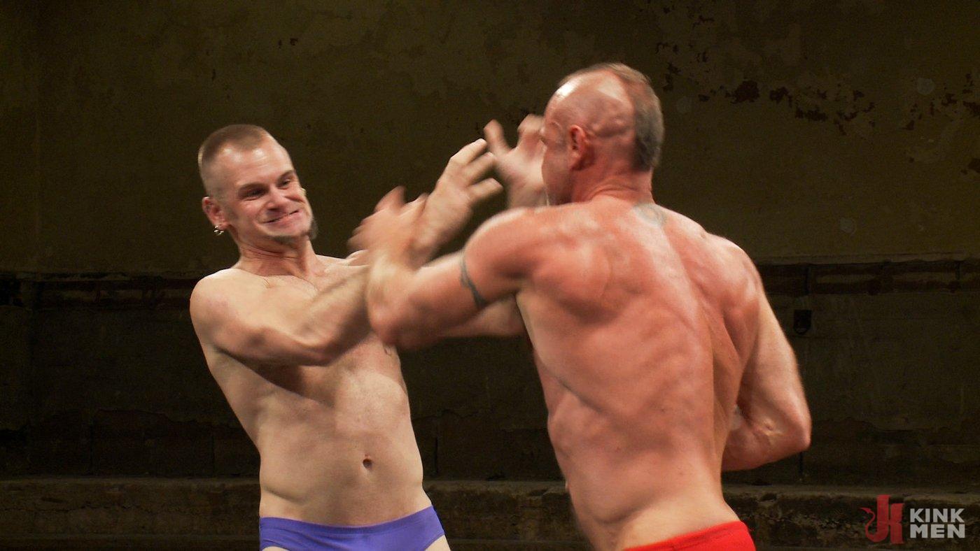 Photo number 12 from Tober's Back! shot for Naked Kombat on Kink.com. Featuring Chad Brock and Tober Brandt in hardcore BDSM & Fetish porn.