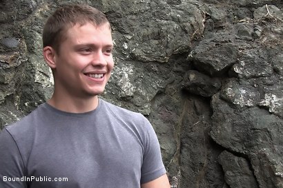 Photo number 14 from Sex on The Beach shot for Bound in Public on Kink.com. Featuring Mike Martin and Micah Andrews in hardcore BDSM & Fetish porn.