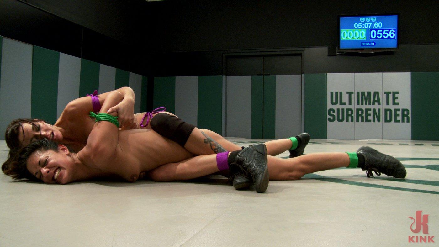 Photo number 10 from **Gia DiMarco (2-1)  VS  Lyla Storm (0-2)    Brutal Featherweight action! Loser fucked!** shot for Ultimate Surrender on Kink.com. Featuring Lyla Storm and Gia DiMarco in hardcore BDSM & Fetish porn.