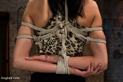 Photo number 0 from 23yr's 1st time at KINK, & in bondage!  1st time helpless, 1st time being made to cum over & over! shot for Hogtied on Kink.com. Featuring Heather Vahn in hardcore BDSM & Fetish porn.