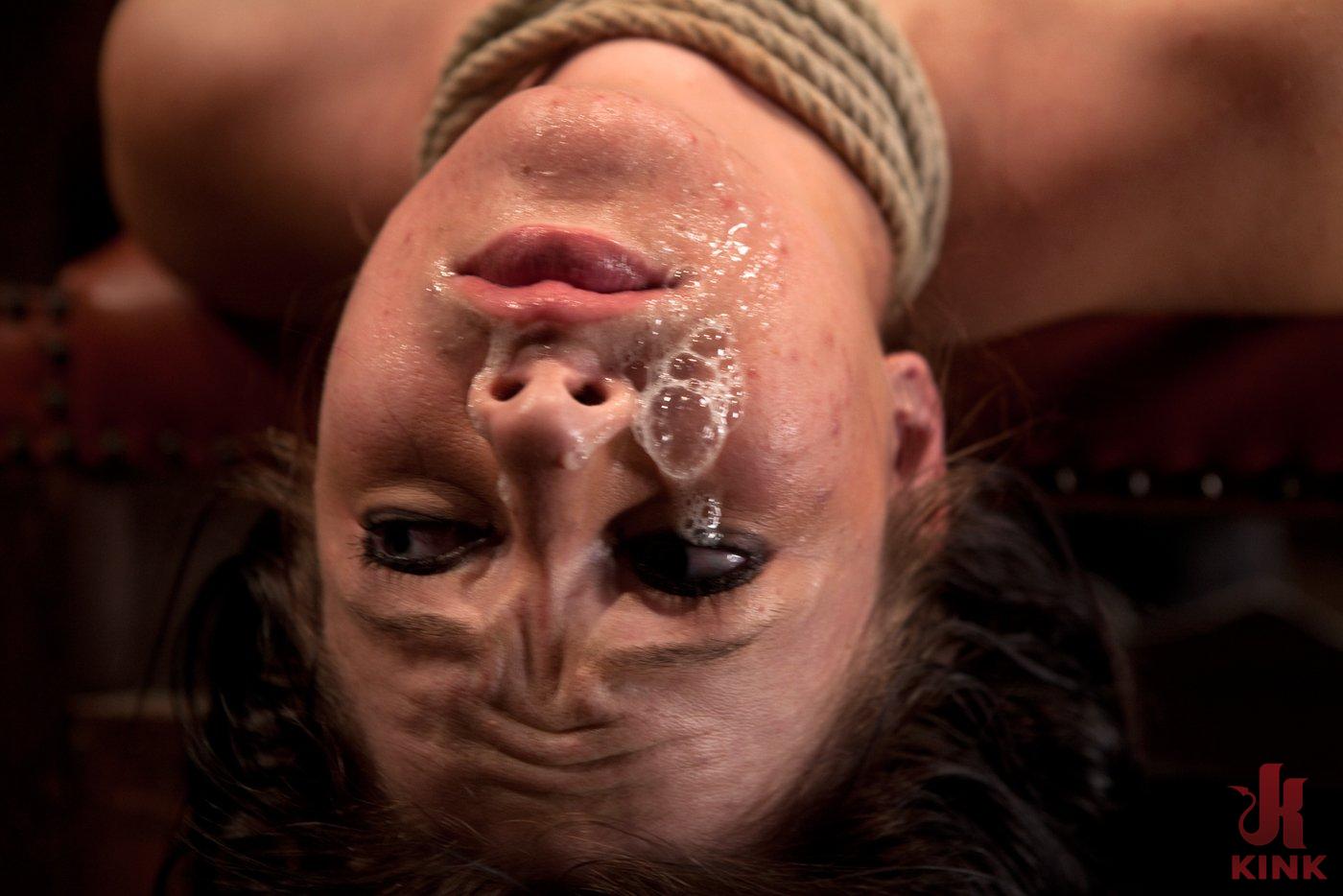 Photo number 9 from Girl next door takes brutal foot caning, devastating orgasms, a horrific throat fucking & anal abuse shot for Hogtied on Kink.com. Featuring Ashli  Orion in hardcore BDSM & Fetish porn.