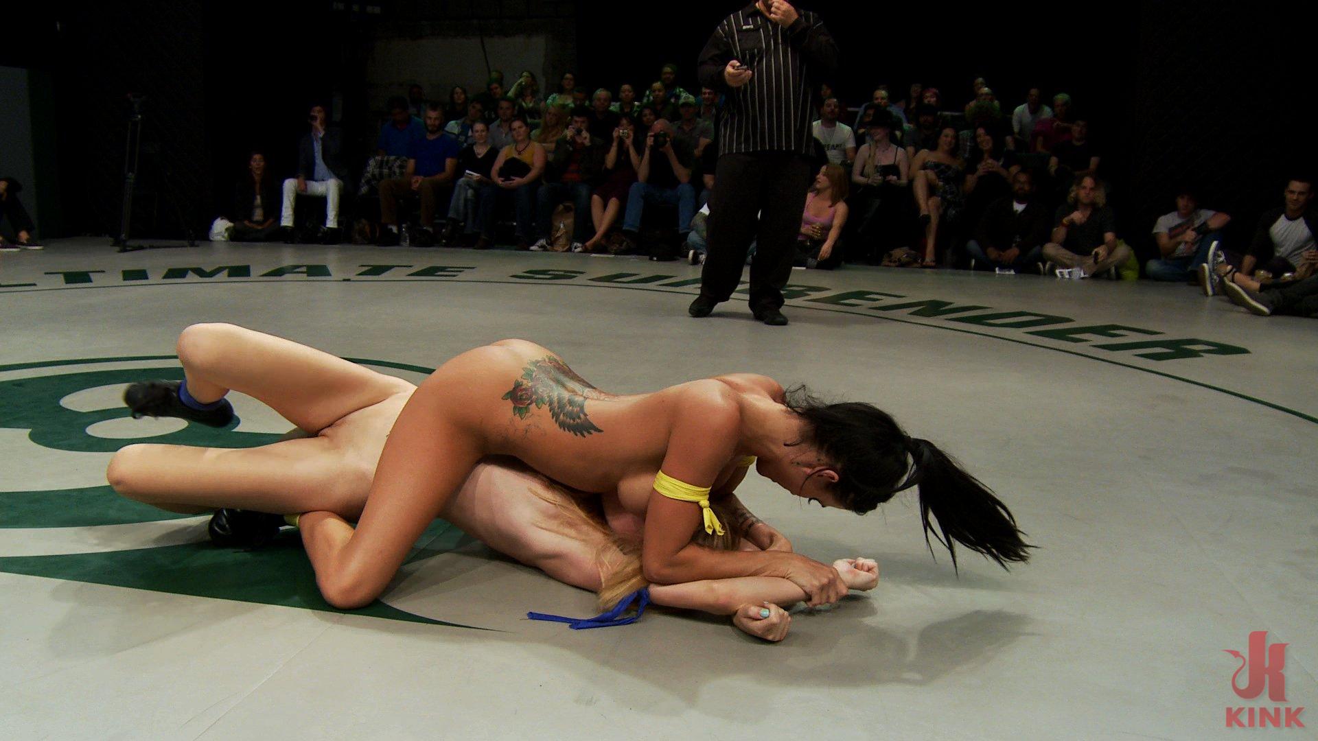 Photo number 1 from BATTLE OF THE FEATHERWEIGHTS!: Final round, non-scripted brutality! Best REAL wrestling on the net. shot for Ultimate Surrender on Kink.com. Featuring Isis Love, Serena Blair, Emma Haize, Gia DiMarco and Lyla Storm in hardcore BDSM & Fetish porn.