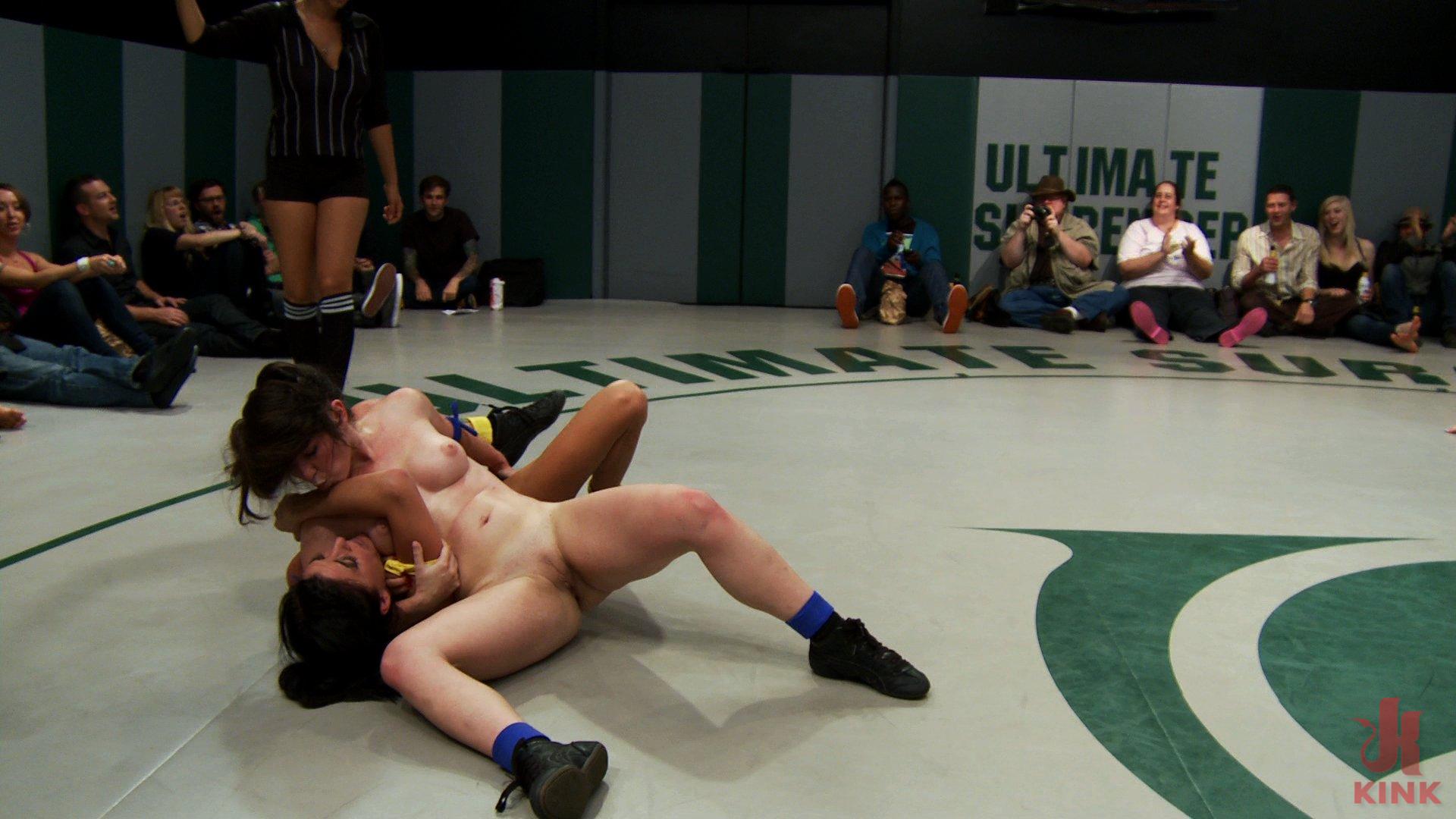 Photo number 5 from BATTLE OF THE FEATHERWEIGHTS!: Final round, non-scripted brutality! Best REAL wrestling on the net. shot for Ultimate Surrender on Kink.com. Featuring Isis Love, Serena Blair, Emma Haize, Gia DiMarco and Lyla Storm in hardcore BDSM & Fetish porn.