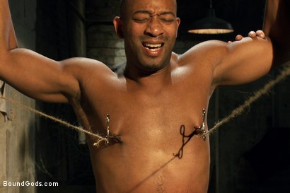 Photo number 5 from The Creepy Janitor and The Football Coach shot for Bound Gods on Kink.com. Featuring Brenn Wyson and Kamrun in hardcore BDSM & Fetish porn.