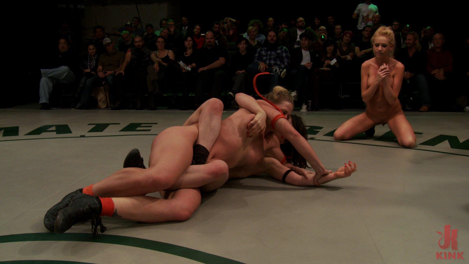 Photo number 5 from 3pts separate these 4 girls in the final wrestling RD  Who is going to open the can of whip ass? shot for Ultimate Surrender on Kink.com. Featuring Isis Love, Kaylee Hilton, Jessie Cox, Holly Heart and Juliette March in hardcore BDSM & Fetish porn.