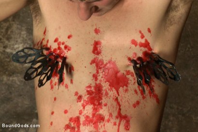 Photo number 9 from 19 year old boy gets his BDSM cherry popped by Spencer Reed shot for Bound Gods on Kink.com. Featuring Max Gunnar and Spencer Reed in hardcore BDSM & Fetish porn.