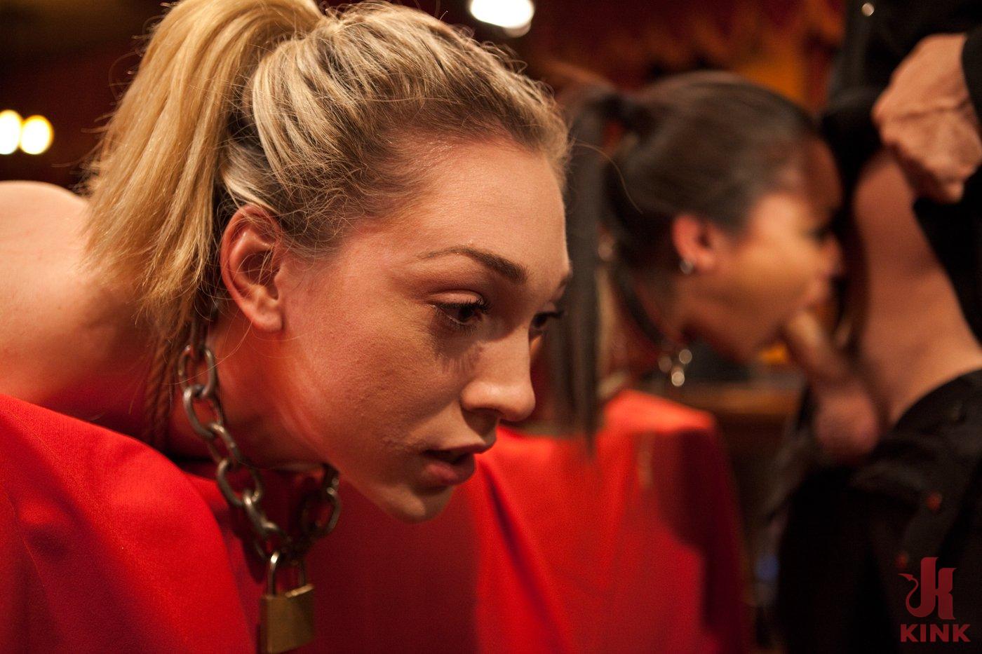 Photo number 10 from Slave Competition Party shot for The Upper Floor on Kink.com. Featuring Dylan Ryan, Derrick Pierce, Krysta Kaos, Lily LaBeau and Skin Diamond in hardcore BDSM & Fetish porn.