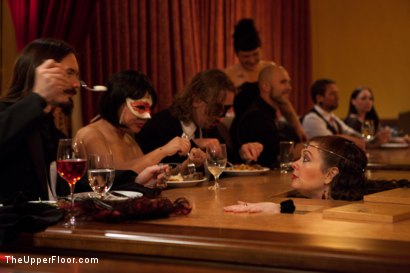 Photo number 25 from Community Dinner  Fisting shot for The Upper Floor on Kink.com. Featuring Krysta Kaos, Maestro Stefanos and The Pope in hardcore BDSM & Fetish porn.