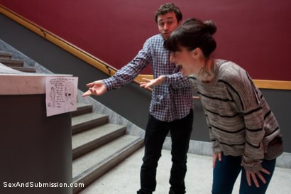 Photo number 0 from Ridiculed shot for Sex And Submission on Kink.com. Featuring James Deen and Sarah Shevon in hardcore BDSM & Fetish porn.