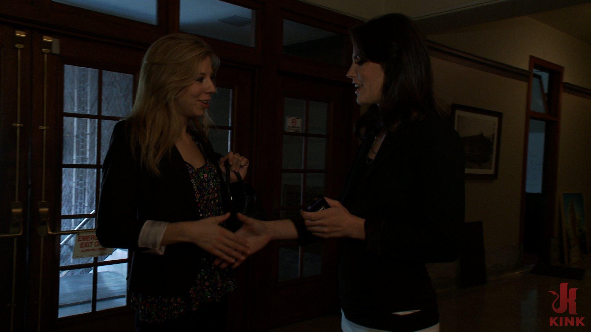 Photo number 1 from Blonde Spy Interrogated by Kink Bitches! shot for Whipped Ass on Kink.com. Featuring Bobbi Starr, Nicki Hunter and Chastity Lynn in hardcore BDSM & Fetish porn.