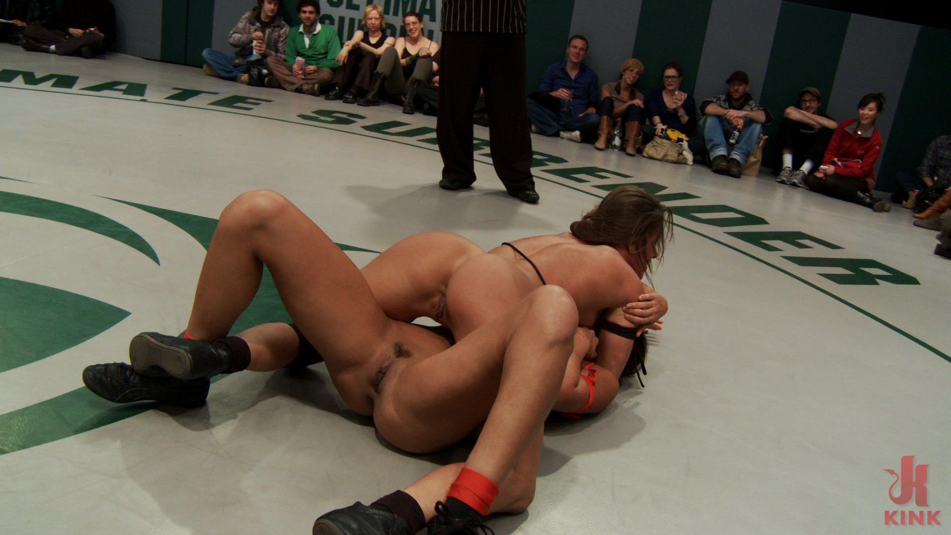 Photo number 6 from Dragon, Ariel, Beretta, Lyla: The hottest girl on the net battle in a non-scripted Tag Team Event! shot for Ultimate Surrender on Kink.com. Featuring Ariel X, DragonLily, Beretta James and Lyla Storm in hardcore BDSM & Fetish porn.