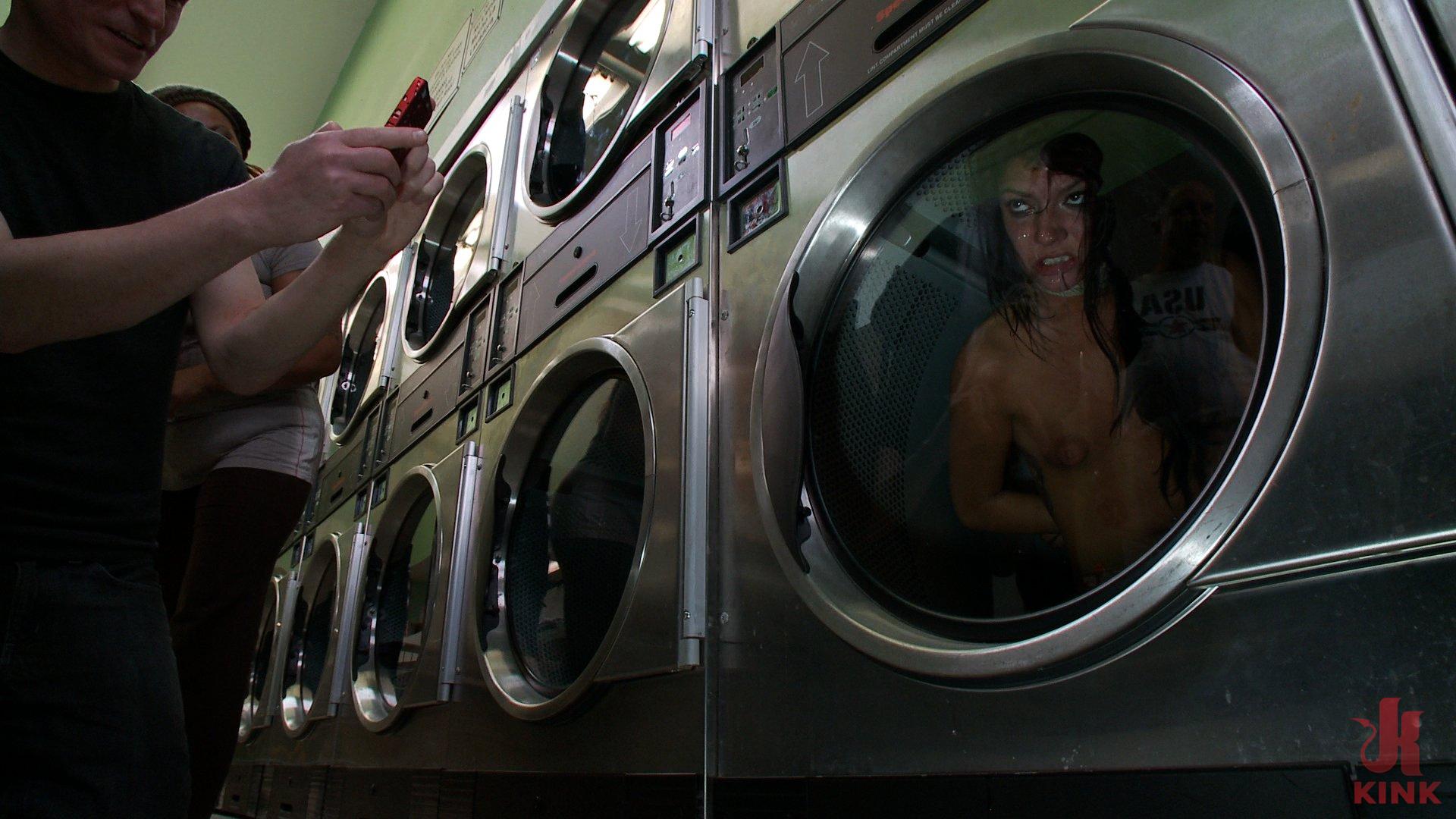 Photo number 9 from Filthy Whore Fucked at the Laundromat shot for Public Disgrace on Kink.com. Featuring James Deen, Cassandra Nix and Princess Donna Dolore in hardcore BDSM & Fetish porn.