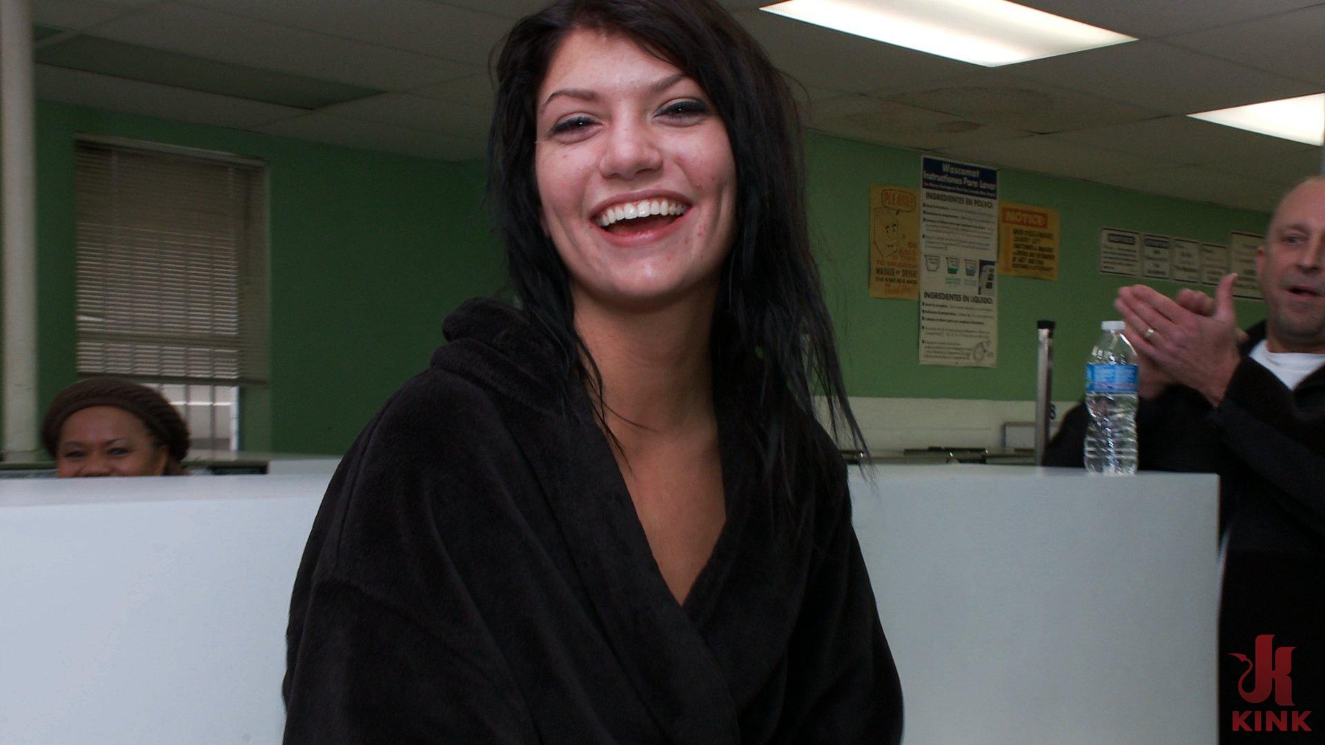 Photo number 14 from Filthy Whore Fucked at the Laundromat shot for Public Disgrace on Kink.com. Featuring James Deen, Cassandra Nix and Princess Donna Dolore in hardcore BDSM & Fetish porn.