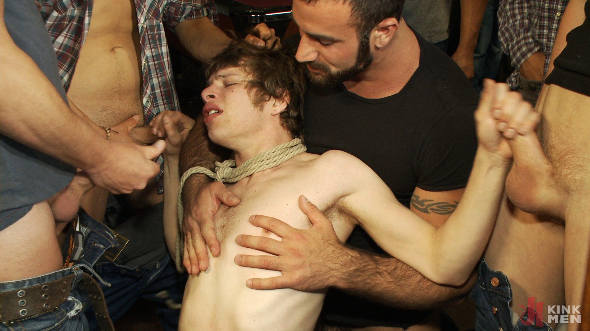 Photo number 2 from A furry gets beaten and gang fucked at a public bar. shot for Bound in Public on Kink.com. Featuring Spencer Reed and Cory Bengal in hardcore BDSM & Fetish porn.