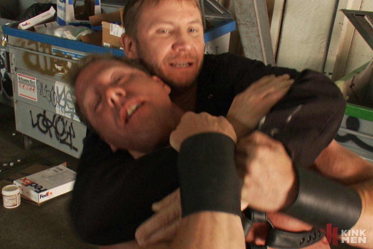 Photo number 0 from The Creepy Janitor and Another Bodybuilder shot for Bound Gods on Kink.com. Featuring Brenn Wyson and Derek Pain in hardcore BDSM & Fetish porn.