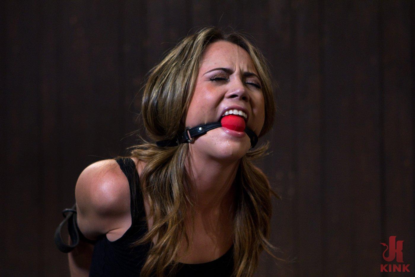 Photo number 2 from Kristina Rose - Filthy Whore - Live Show Part 1 shot for Device Bondage on Kink.com. Featuring Kristina Rose and Isis Love in hardcore BDSM & Fetish porn.