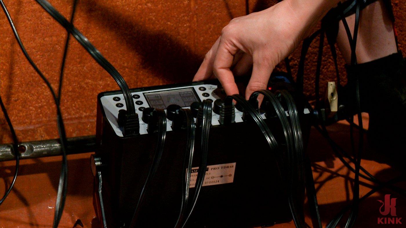 Photo number 5 from Her Very First Time shot for Electrosluts on Kink.com. Featuring Katie St. Ives and Bobbi Starr in hardcore BDSM & Fetish porn.