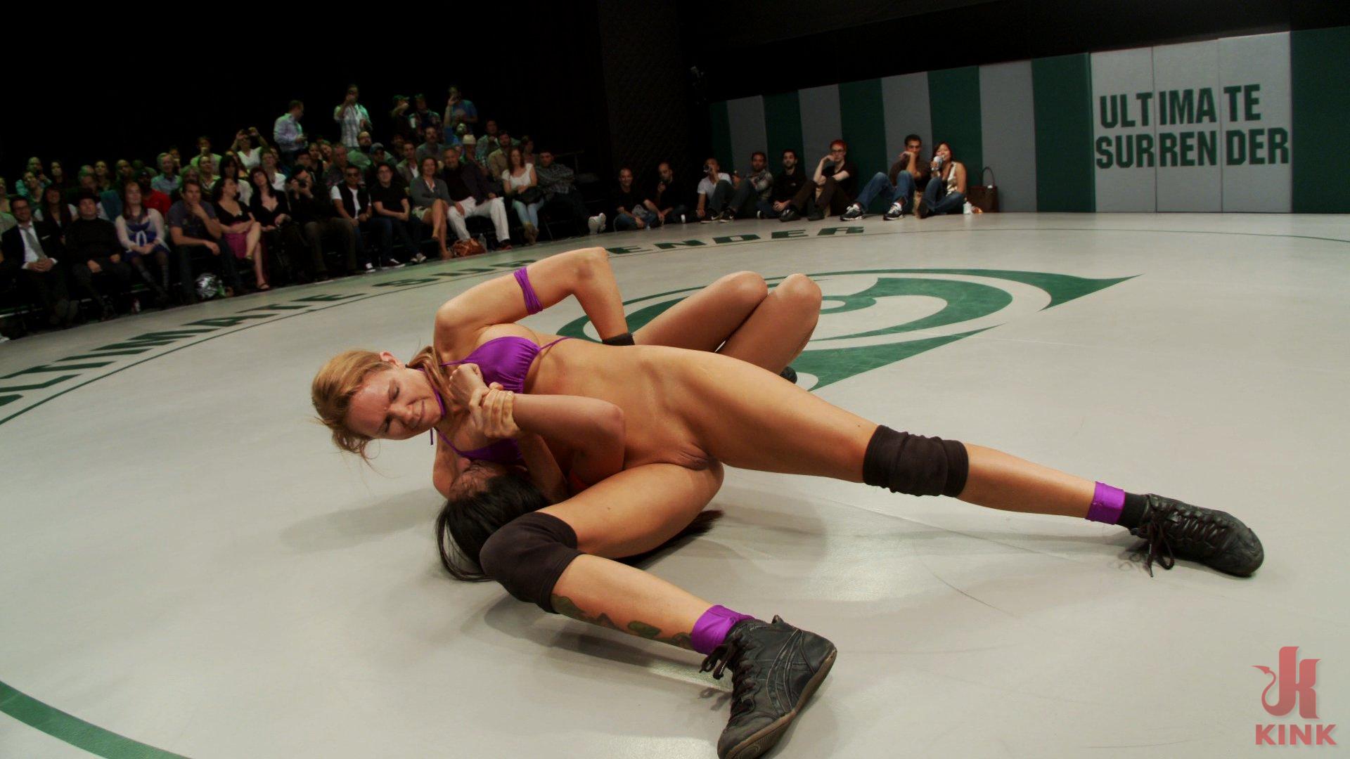 Photo number 6 from RD 1of April's Live Tag Team  Rain DeGrey & Yasmine Loven vs The Dragon & Lyla Storm shot for Ultimate Surrender on Kink.com. Featuring Lyla Storm, Yasmine Loven, DragonLily and Rain DeGrey in hardcore BDSM & Fetish porn.