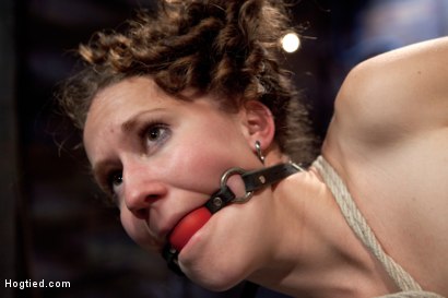 Photo number 10 from Cute red-head tests her masochistic tendencies with JP The Pope shot for Hogtied on Kink.com. Featuring Bonnie Day in hardcore BDSM & Fetish porn.