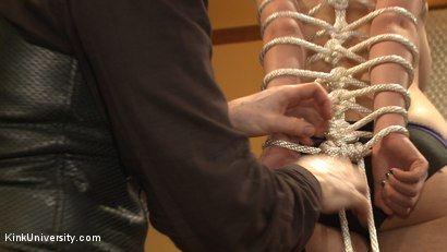 Photo number 8 from Two Knotty Boys - Live Workshop shot for Kink University on Kink.com. Featuring Krysta Kaos, Odile and Iona Grace in hardcore BDSM & Fetish porn.