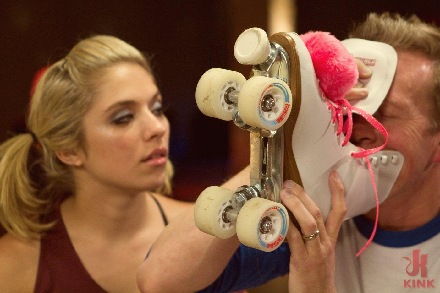 Photo number 6 from Dirty Socks and Roller Skates featuring Chastity Lynn and Lia Lor shot for Foot Worship on Kink.com. Featuring Lia Lor, Mark Wood and Chastity Lynn in hardcore BDSM & Fetish porn.