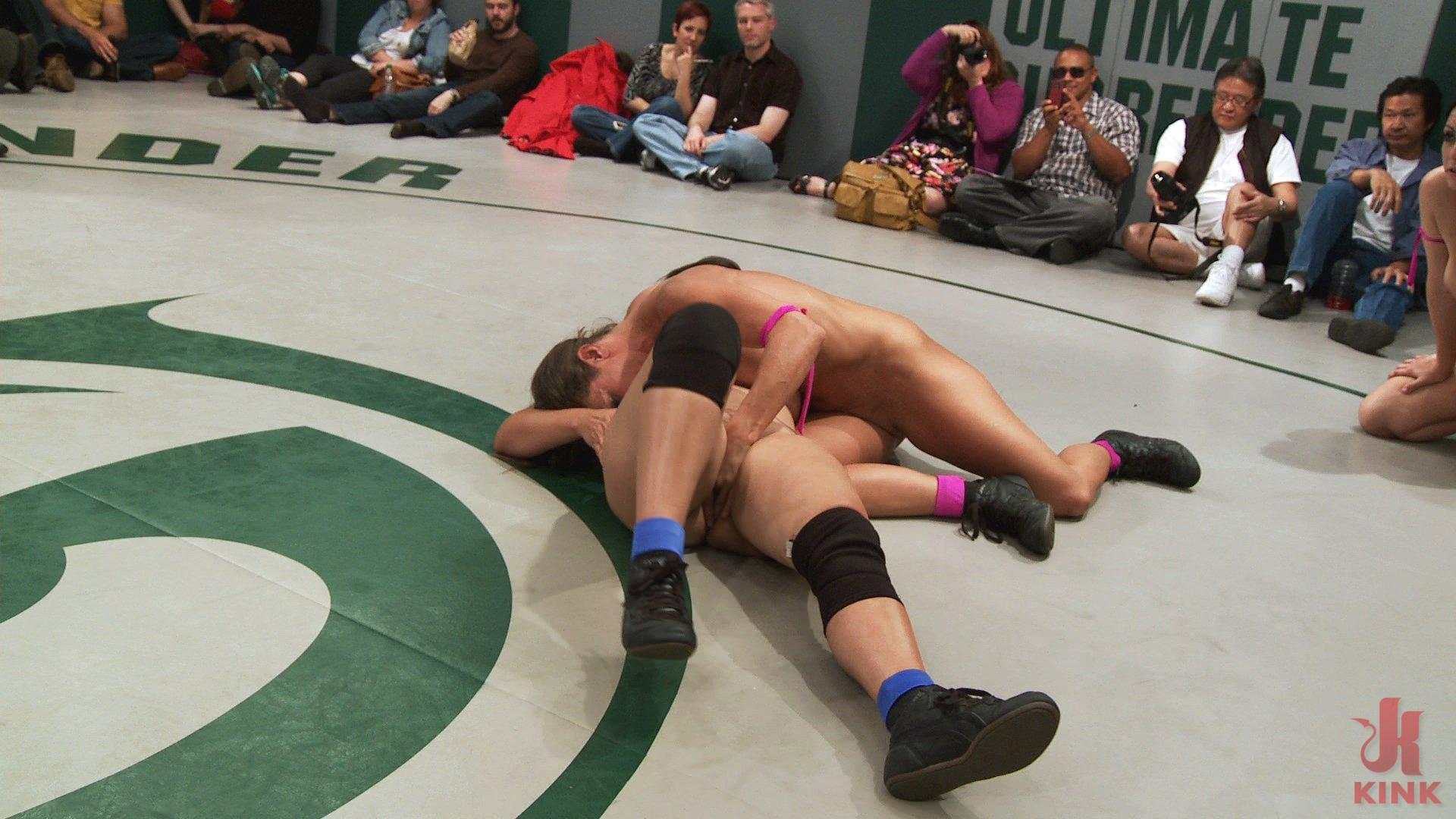 Photo number 13 from May Tag  Team Match-up: Round 2 Clash of The Titans!!! shot for Ultimate Surrender on Kink.com. Featuring Bryn Blayne, Penny Barber, Bella Rossi and Ariel X in hardcore BDSM & Fetish porn.