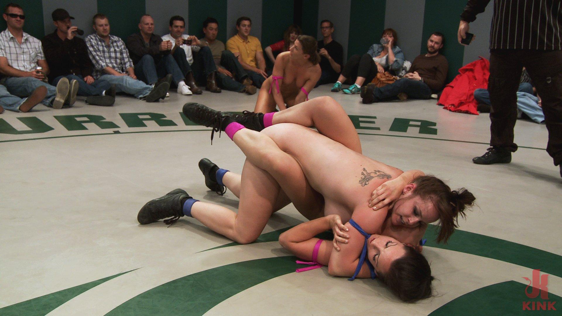 Photo number 7 from May Tag  Team Match-up: Round 2 Clash of The Titans!!! shot for Ultimate Surrender on Kink.com. Featuring Bryn Blayne, Penny Barber, Bella Rossi and Ariel X in hardcore BDSM & Fetish porn.