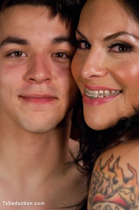 Photo number 14 from Coo Coo ca Choo Foxxy:Seducing a 19yr old in the Library with Her Cock shot for Kink Trans on Kink.com. Featuring TS Foxxy and Matthew in hardcore BDSM & Fetish porn.