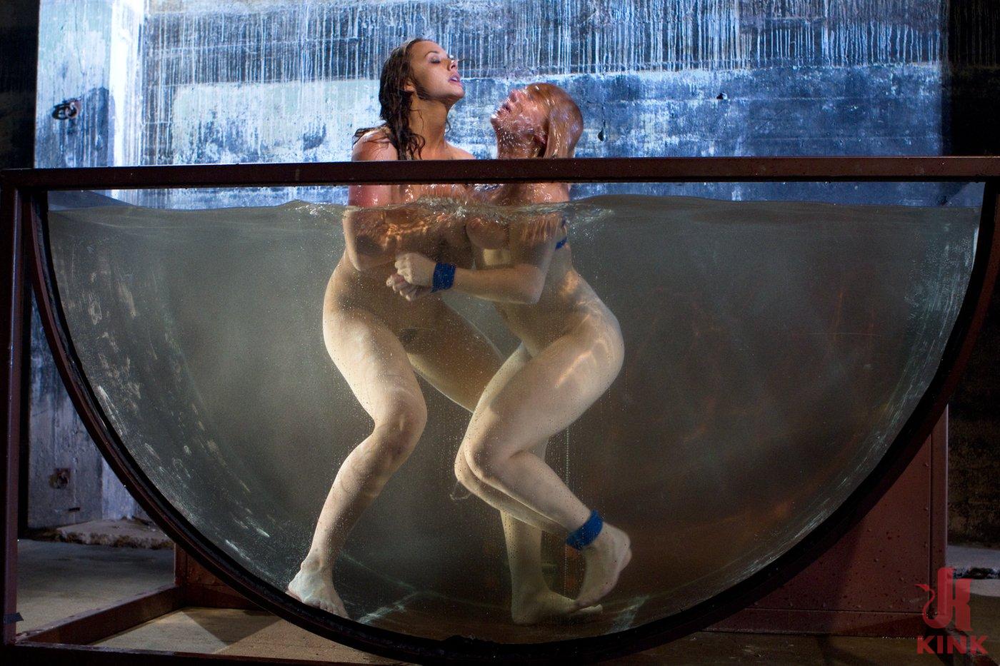 Photo number 1 from Part 3: The Tank shot for Water Bondage on Kink.com. Featuring Phoenix Marie, Chanel Preston, Lea Lexis and Bobbi Starr in hardcore BDSM & Fetish porn.