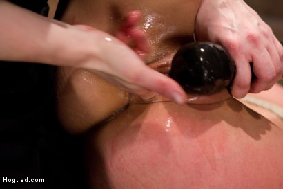 Photo number 6 from Amber Rayne Live Show Part 1 - Brutal Single Ankle Suspension shot for Hogtied on Kink.com. Featuring Amber Rayne in hardcore BDSM & Fetish porn.