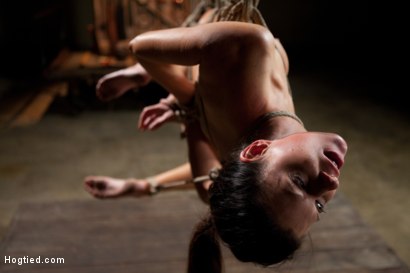 Photo number 11 from Mark Wood face fucks India Summers and adjusts her cocky attitude shot for Hogtied on Kink.com. Featuring Mark Wood and India Summer in hardcore BDSM & Fetish porn.