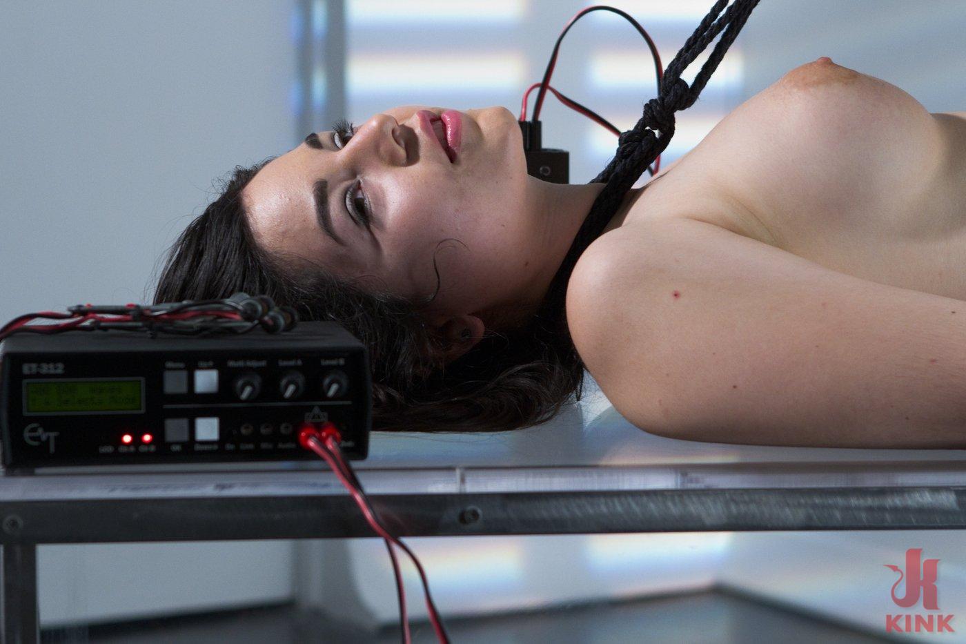 Photo number 2 from Fresh Faced and Freshly Electro-Fucked! shot for Electrosluts on Kink.com. Featuring Bobbi Starr and Naidyne in hardcore BDSM & Fetish porn.