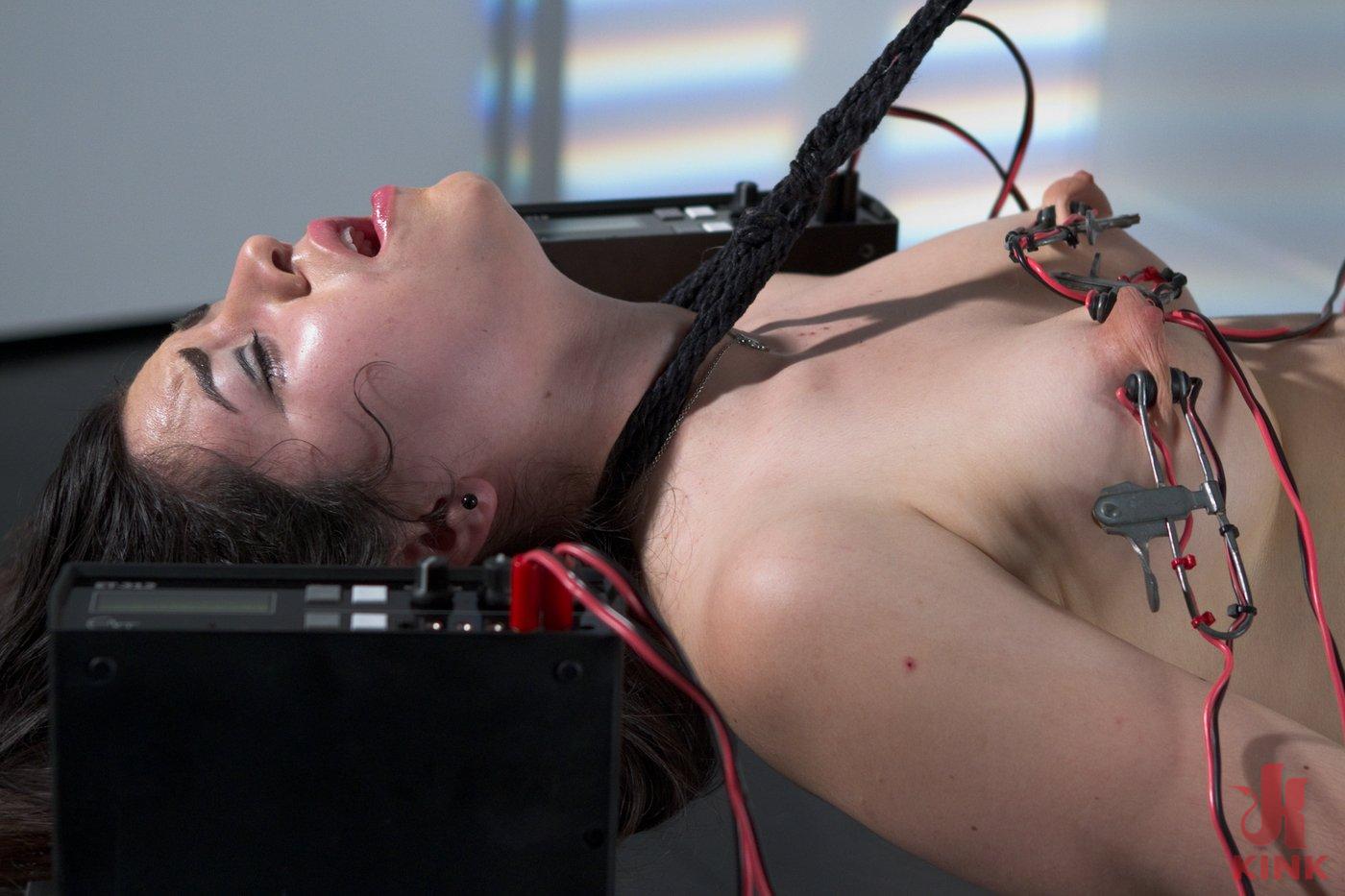 Photo number 7 from Fresh Faced and Freshly Electro-Fucked! shot for Electrosluts on Kink.com. Featuring Bobbi Starr and Naidyne in hardcore BDSM & Fetish porn.