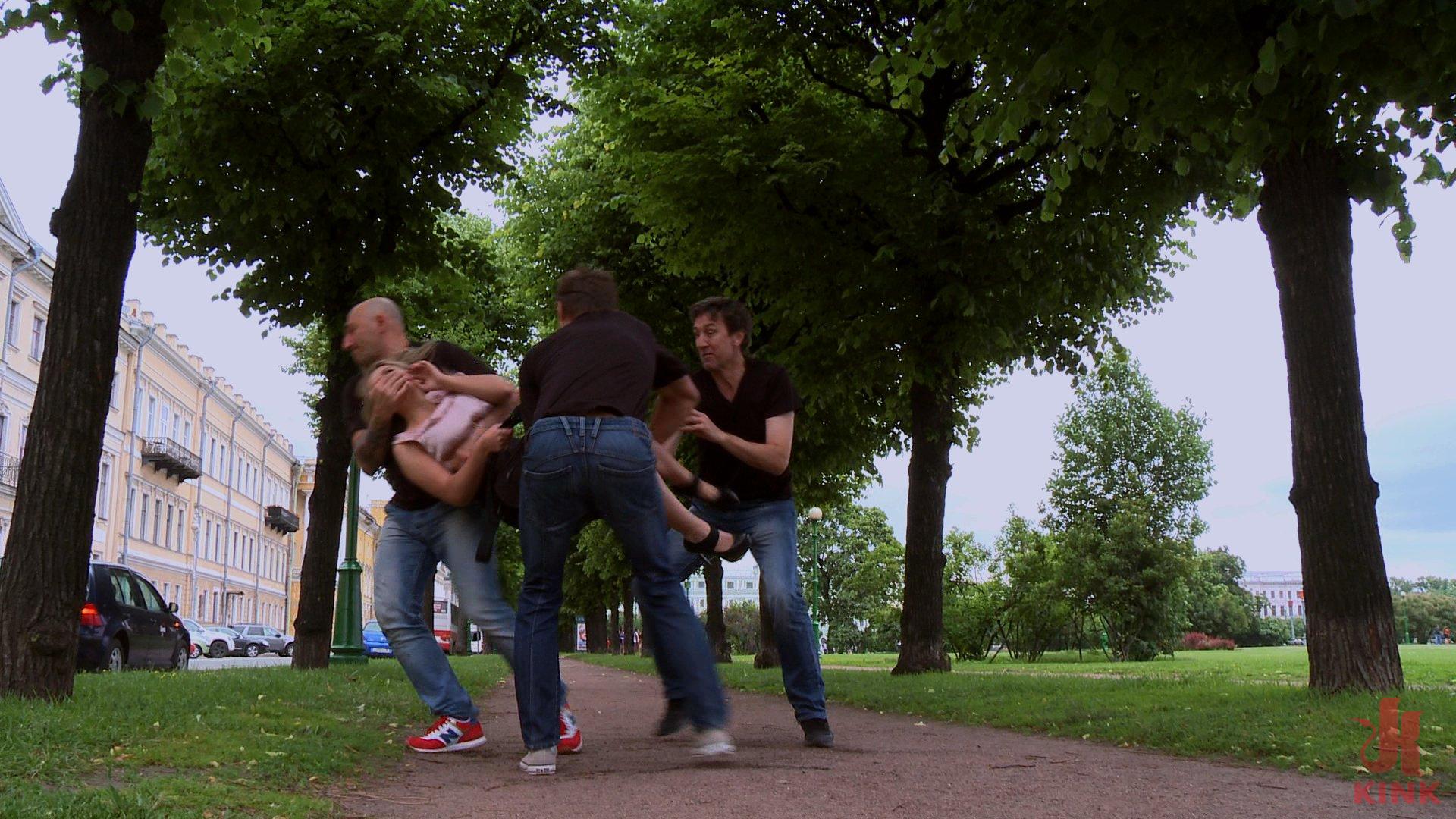 Photo number 1 from Busty blond Fantasizes of Being Snatched off the Street and Gangbanged shot for Bound Gang Bangs on Kink.com. Featuring Markus Dupree, Omar Galanti, Steve Holmes, Dorian and Dominica in hardcore BDSM & Fetish porn.