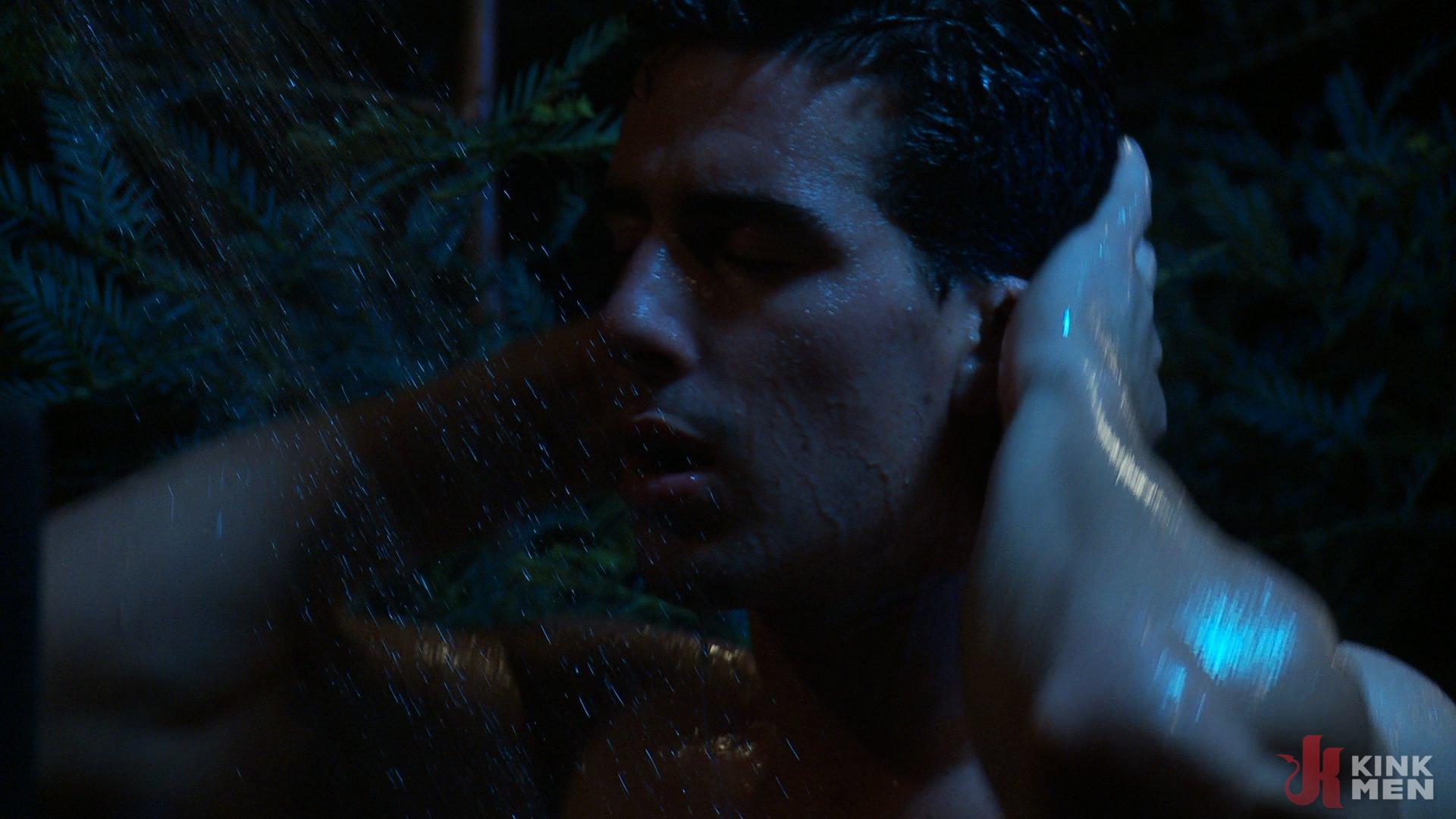 Photo number 8 from The Cabin Series #3 - The Story of Lust and Betrayal shot for Bound Gods on Kink.com. Featuring Ricky Sinz, Morgan Black, Tyler Alexander and Logan Vaughn in hardcore BDSM & Fetish porn.