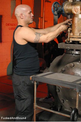 Photo number 15 from Lessons in Manners shot for Fucked and Bound on Kink.com. Featuring Krissy Lynn and Derrick Pierce in hardcore BDSM & Fetish porn.