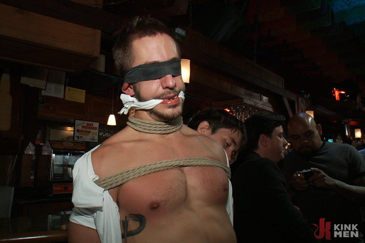 Photo number 1 from Naked ripped stud gets humiliated and used in a crowded public bar. shot for Bound in Public on Kink.com. Featuring Bryan Cole, Adam Herst and Tristan Jaxx in hardcore BDSM & Fetish porn.