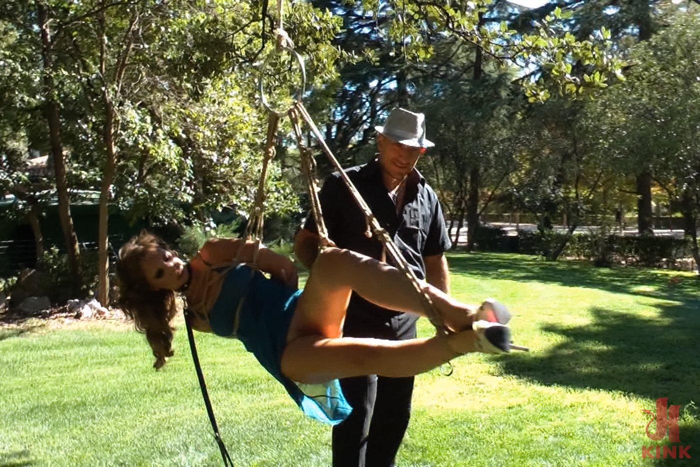 Photo number 0 from Angel Slut on Parade! shot for Public Disgrace on Kink.com. Featuring Omar Galanti and Cristal Cherry in hardcore BDSM & Fetish porn.