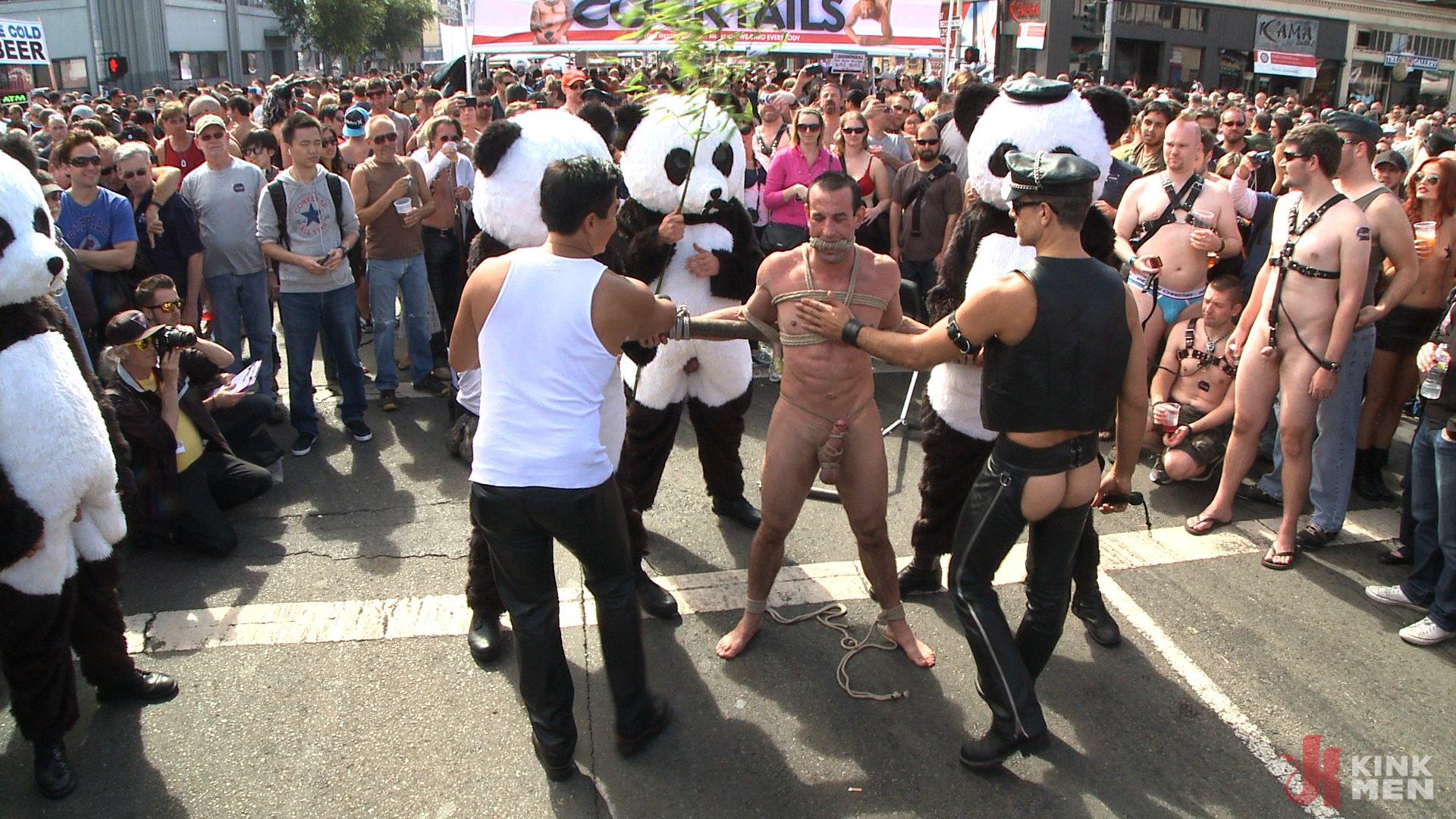 Photo number 0 from Naked Pandas Trick or Treat - Just in time for Halloween shot for Bound in Public on Kink.com. Featuring Master Avery, Jason Miller and Sebastian Keys in hardcore BDSM & Fetish porn.