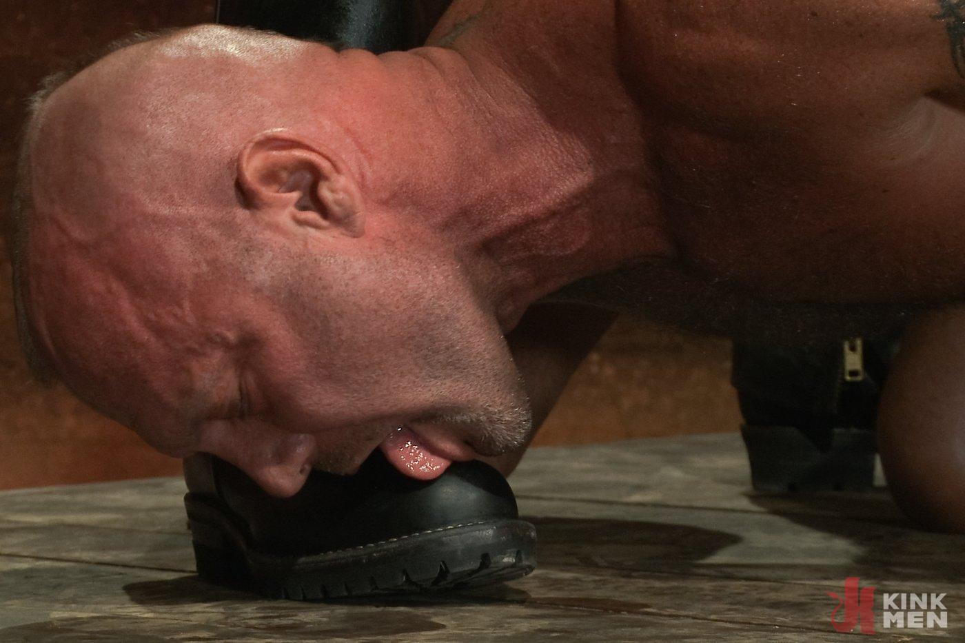 Photo number 1 from Slave to Leather shot for Bound Gods on Kink.com. Featuring Master Avery and Chad Brock in hardcore BDSM & Fetish porn.