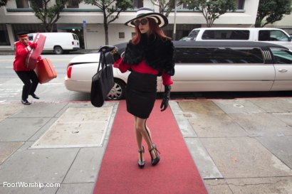 Photo number 1 from Room 417: "The Foot Fetishist" shot for Foot Worship on Kink.com. Featuring John Jammen and Maitresse Madeline Marlowe in hardcore BDSM & Fetish porn.