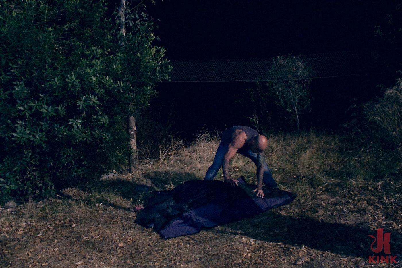 Photo number 13 from Amateur Does Double Anal in her First Porn Shoot Ever! shot for Bound Gang Bangs on Kink.com. Featuring Kenzie Vaughn, James Deen, Dane Cross, Astral Dust and John Strong in hardcore BDSM & Fetish porn.