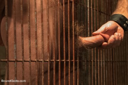Photo number 0 from Caged and fucked like an animal shot for Bound Gods on Kink.com. Featuring Dirk Caber and Chad Brock in hardcore BDSM & Fetish porn.